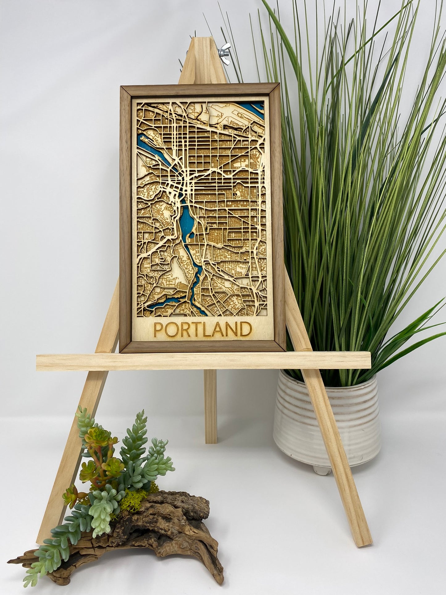 Layered Portland Map