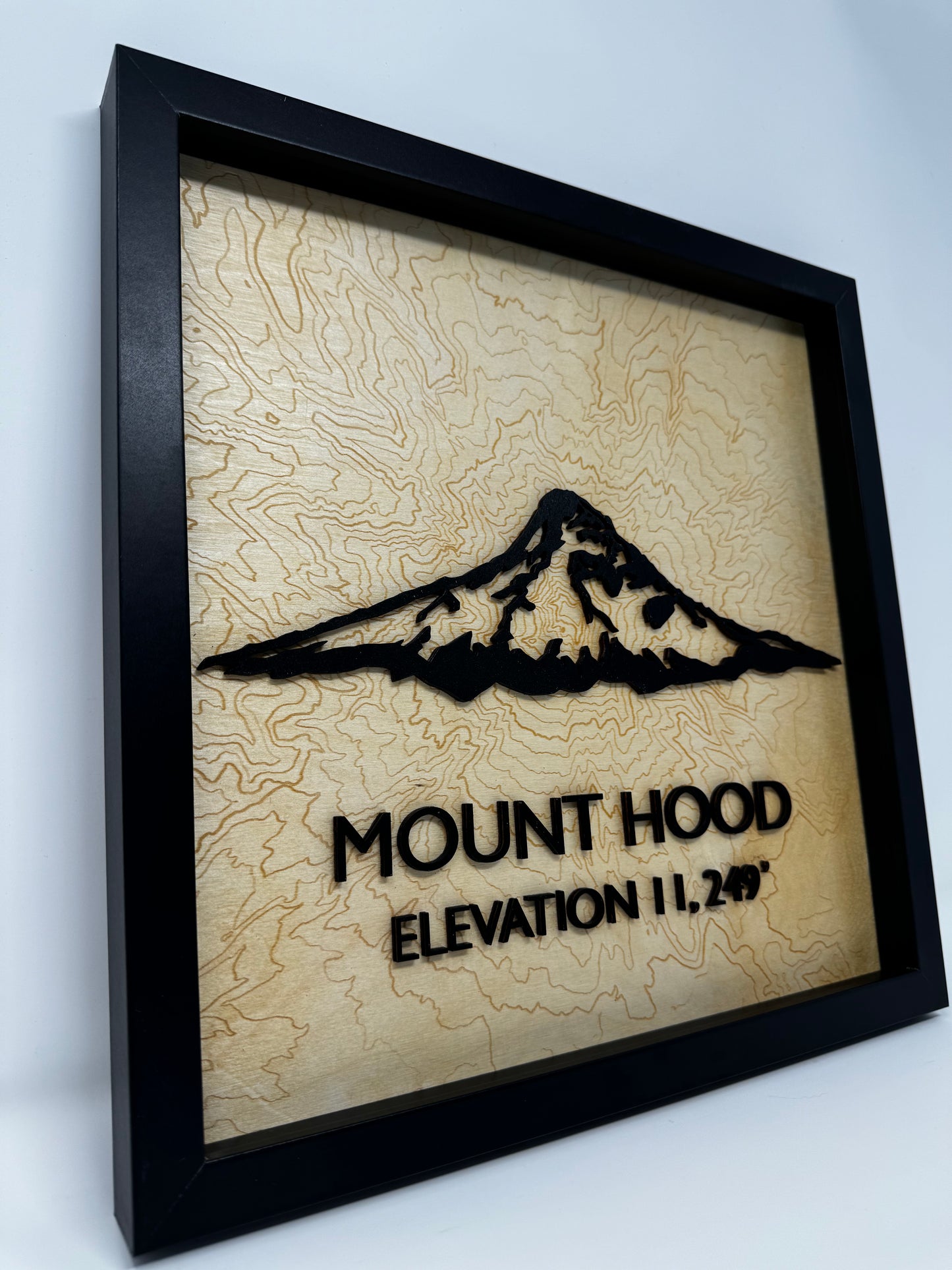 Mount Hood Layered Topographic Map