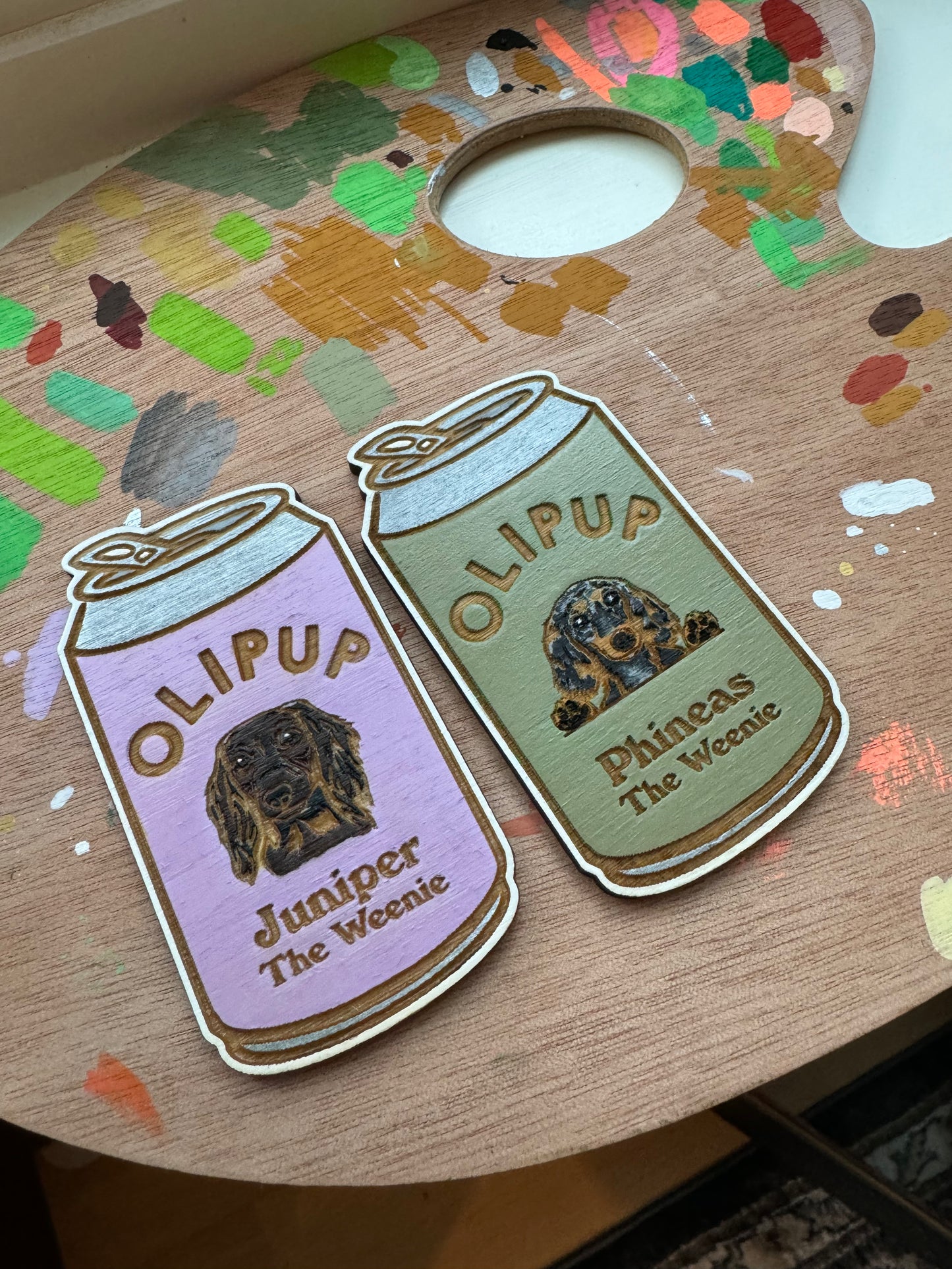 Custom Olipup Magnet