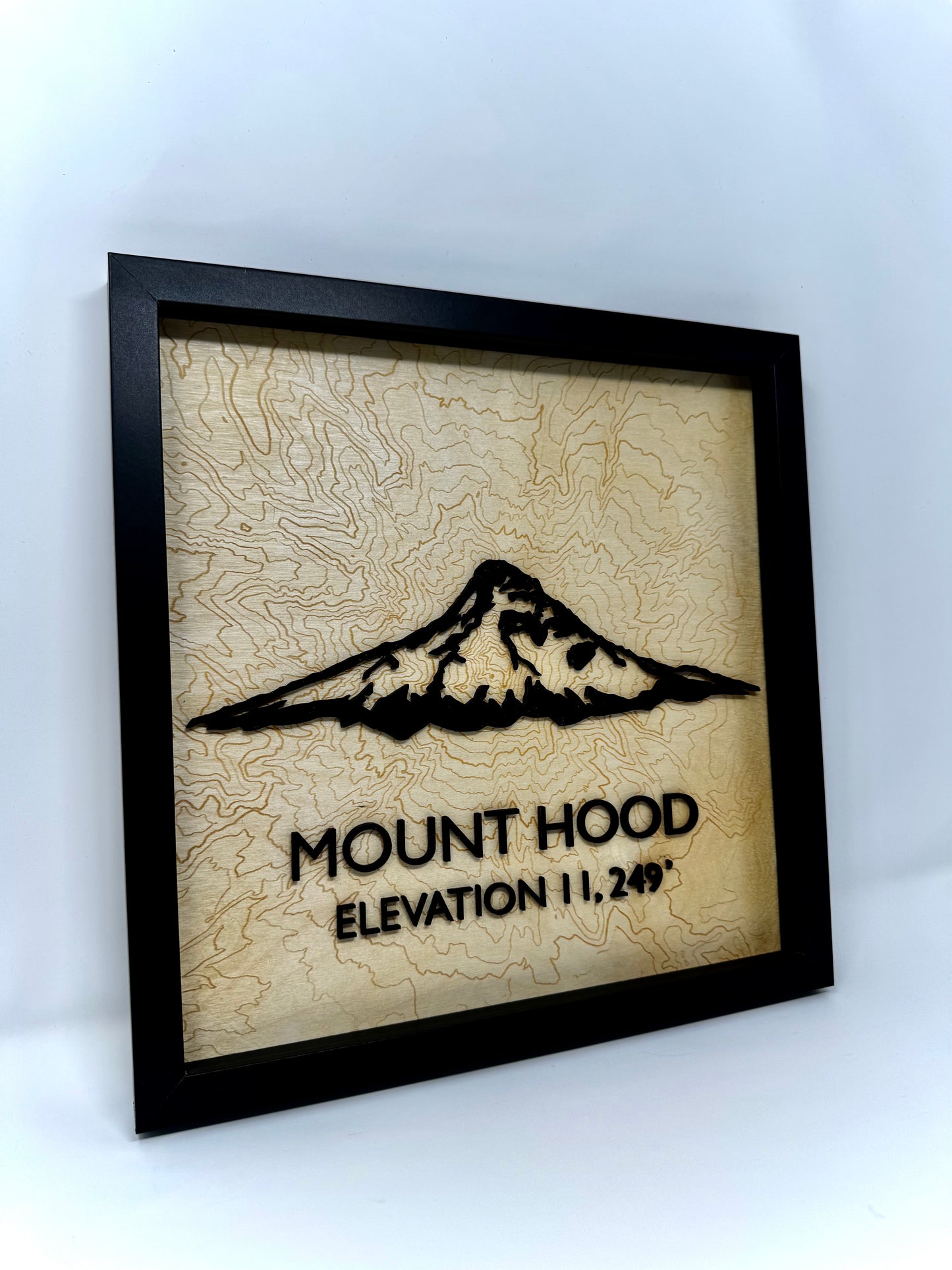 Mount Hood Layered Topographic Map