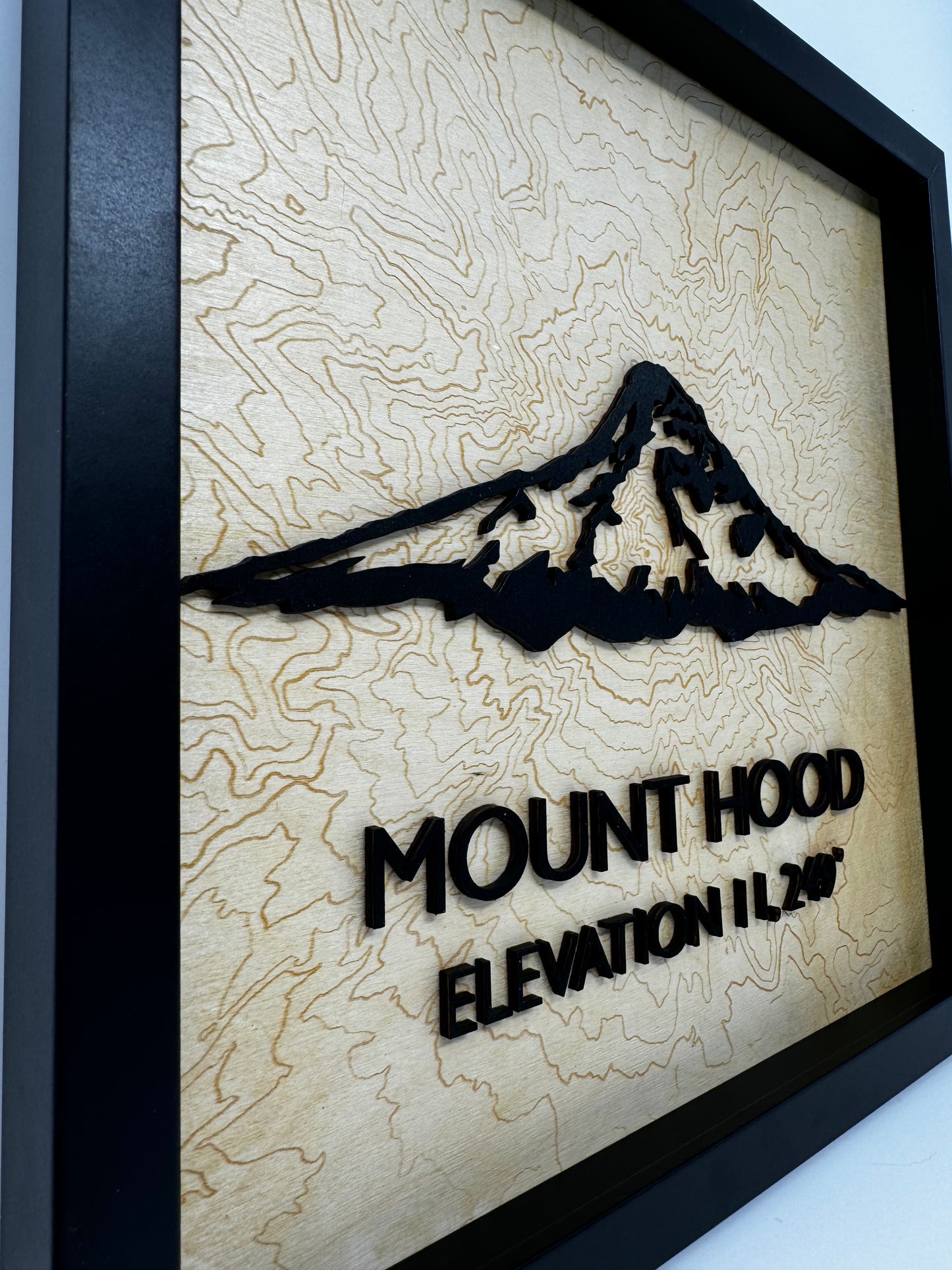 Mount Hood Layered Topographic Map