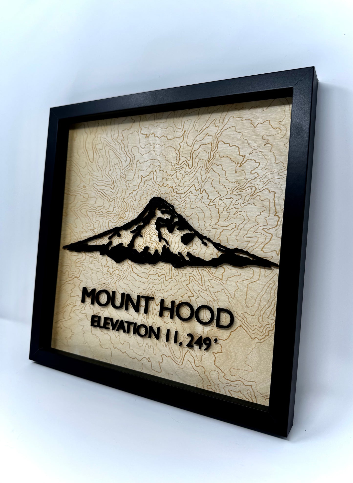 Mount Hood Layered Topographic Map