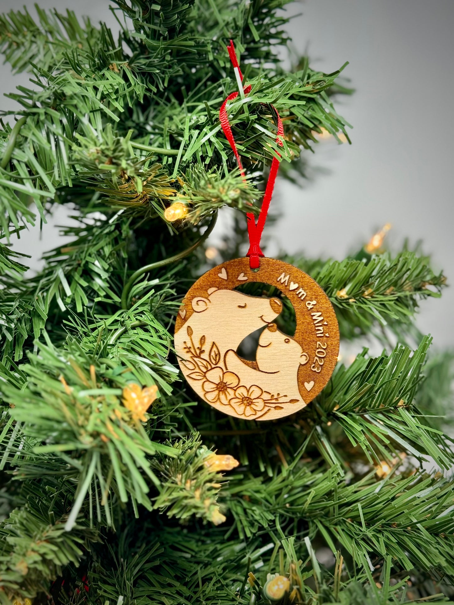 Mama and Mini Bear Ornament